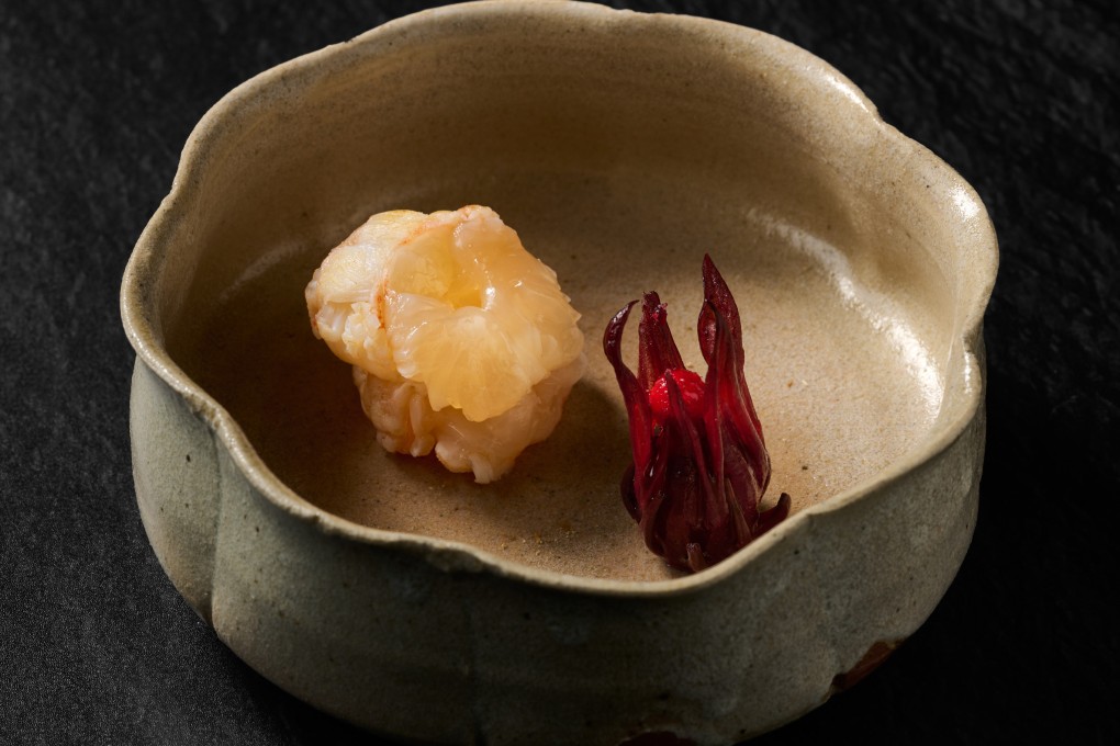 At K in Kuala Lumpur, simplicity shines in dishes such as coral lobster with hibiscus. Its Japanese chef, Hidemichi Seki, talks about applying Japanese technique to Malaysian produce. Photo: K Kuala Lumpur
