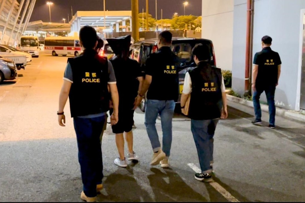 Hong Kong police have taken custody of the suspect. Photo: HKPF
