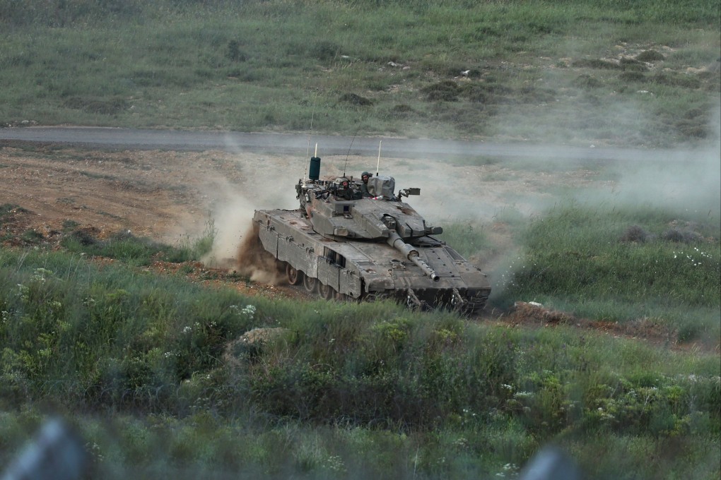 An Israeli tank in the buffer zone between Israel and Syria in the Israeli-annexed Golan Heights. File photo: EPA-EFE
