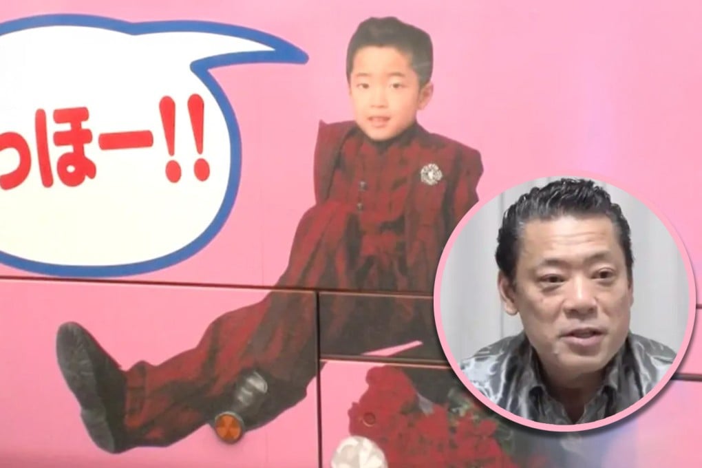 A father in Japan has spent US$700,000 to plaster giant advertising photos of his “cute” son across a district of Tokyo. Photo: SCMP composite/QQ.com