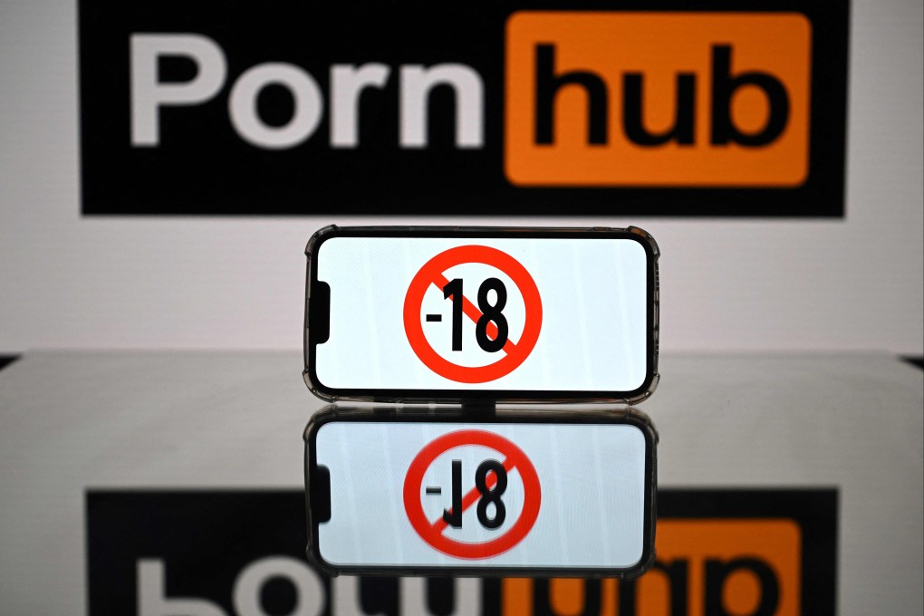 The sites are protesting against a new French requirement to verify the age of their users. Photo illustration: AFP