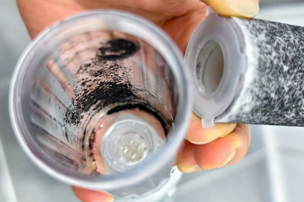 Residents at Queens Hill Estate earlier complained of black particles in their water. Photo: Handout