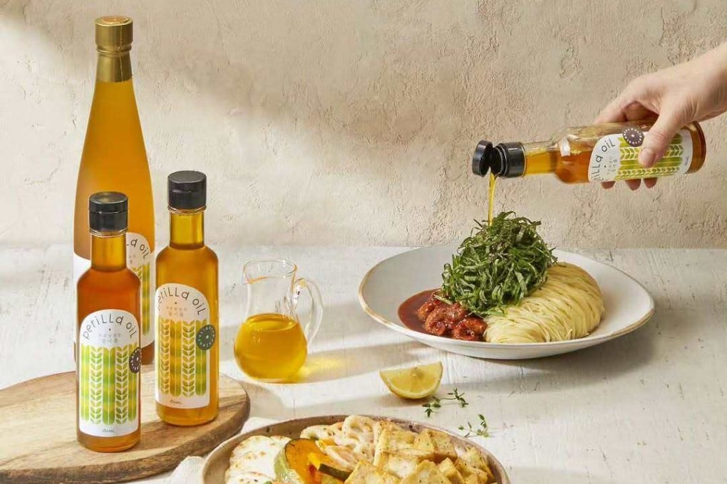 A collection of perilla oils and dishes from Okhee Mills. Photo: @okhee_mill/Instagram