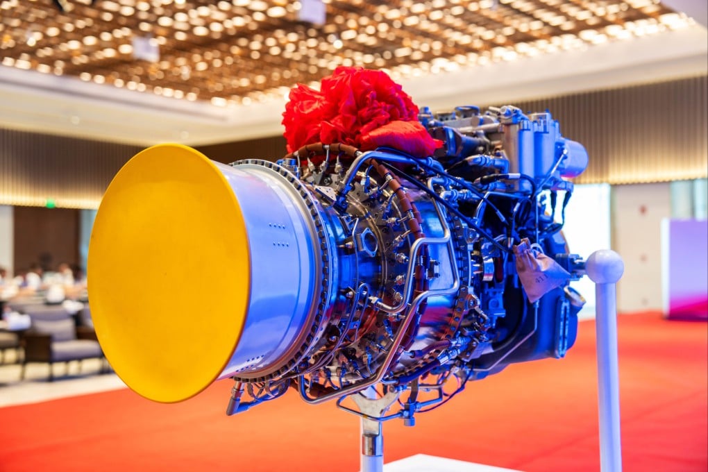 The AES100 is China’s first home-grown 1,000-kilowatt turboshaft engine to receive approval for mass production. Photo: Xinhua