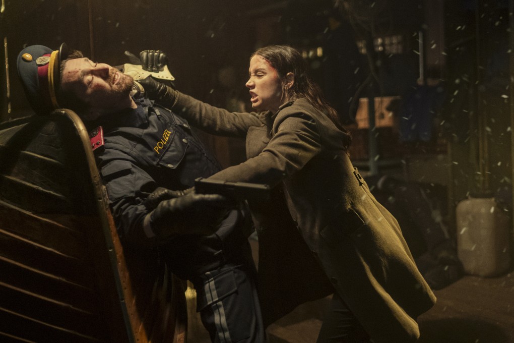 Ana de Armas plays a ballerina/assassin in a still from Ballerina. Photo: AP