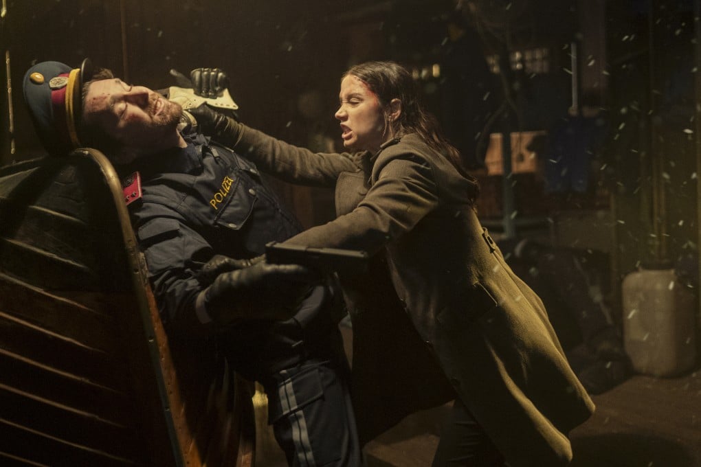 Ana de Armas plays a ballerina/assassin in a still from Ballerina. Photo: AP