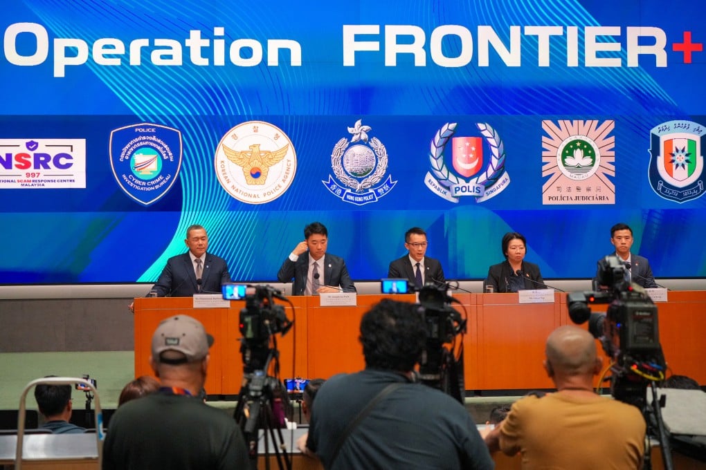 Police agencies in Hong Kong, Singapore, South Korea, Thailand, Malaysia, the Maldives and Macau investigated 9,268 reports using a direct communication and information-sharing platform called Frontier+. Photo: May Tse