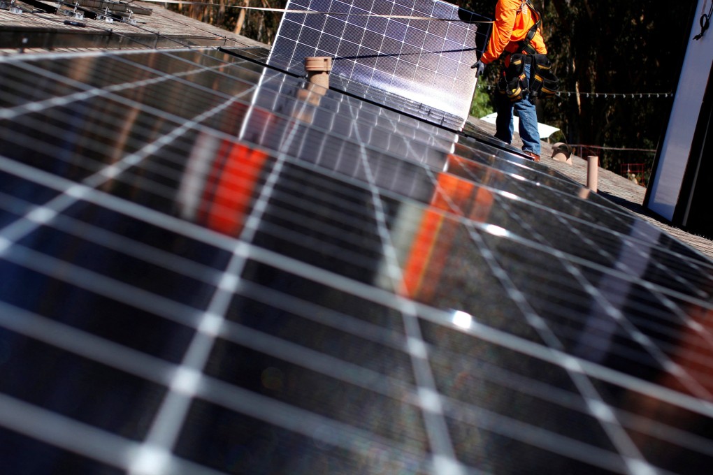Britain’s government wants all new homes to have solar panels. File photo: Reuters