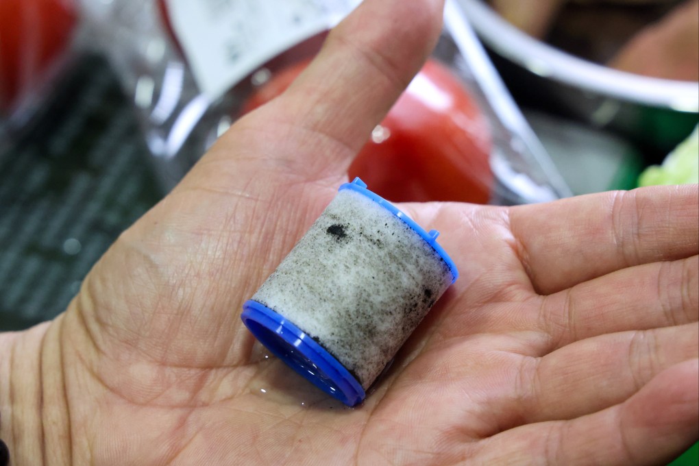 Residents at two public rental and subsidised estates in Fanling first reported the presence of black particles in their drinking water on Friday last week. Photo: Dickson Lee