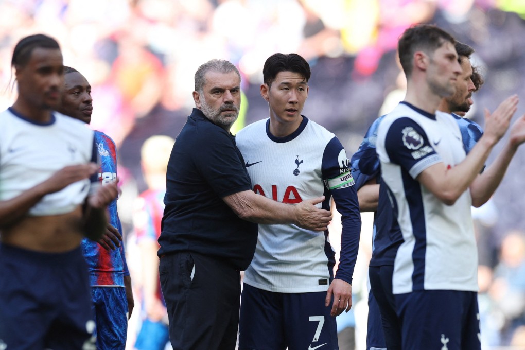Son Heung-min thanked Ange Postecoglou for leading the club to their first trophy in 17 years and for making him captain. Photo: Reuters