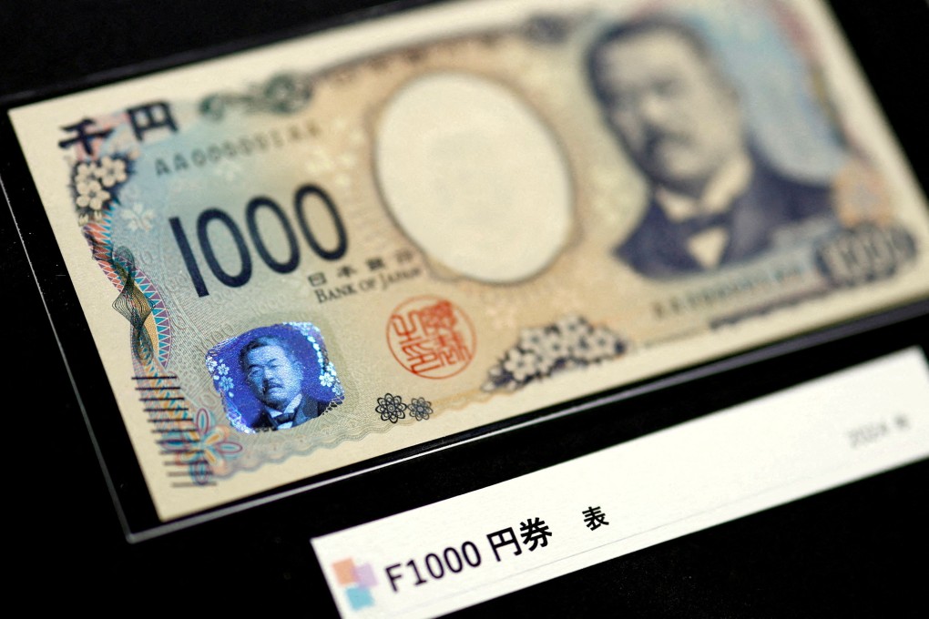 Holograms are displayed on the new Japanese 1,000 yen banknote, at a currency museum of the Bank of Japan, in Tokyo, Japan, on July 3 last year. Photo: Reuters