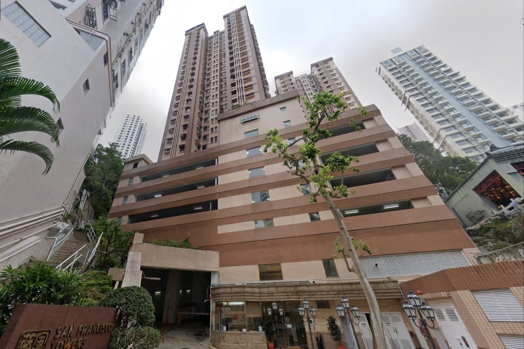 The pool is located at the San Francisco Towers private housing estate in Happy Valley. Photo: Google