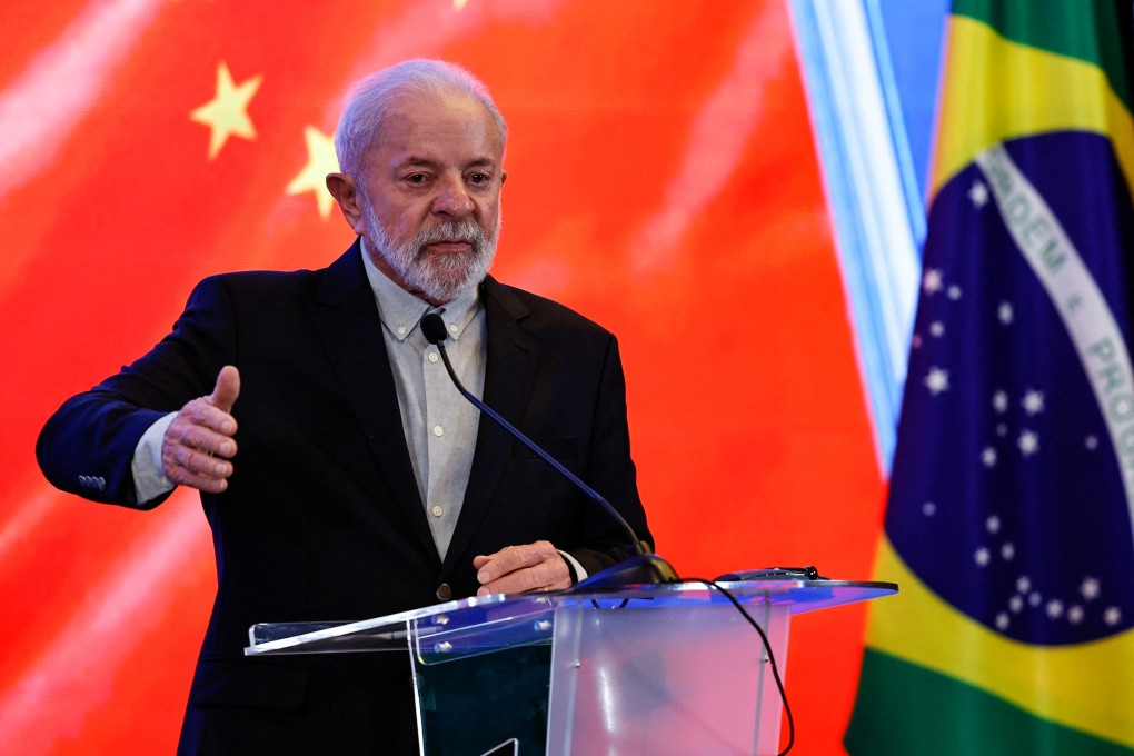 Brazil’s President Luiz Inacio Lula da Silva pictured during his recent visit to China. Photo: Reuters