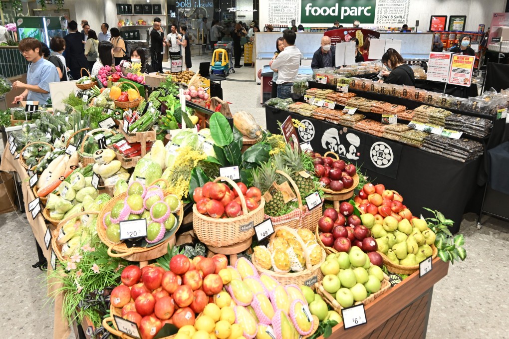 Nearly 10,000 premium products are stocked at Food Parc in Wan Chai’s Hopewell Mall. Photo: Food Parc