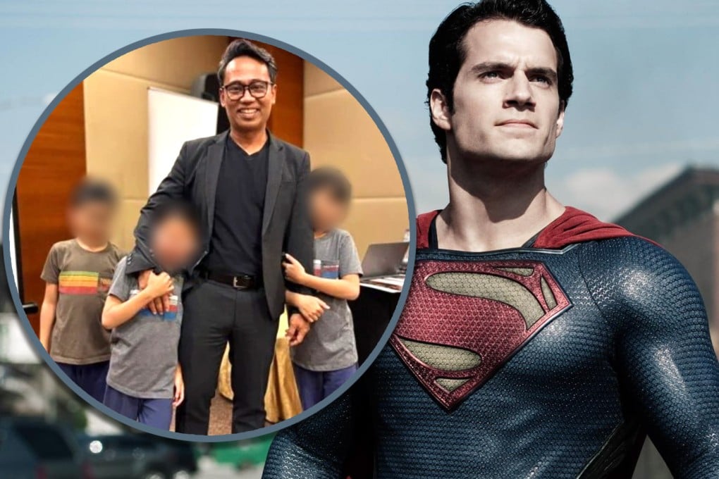 A Malaysian father fulfils a promise to his late wife by resigning from his job to care for their three children with health challenges. Photo: SCMP composite/Facebook/IMDb