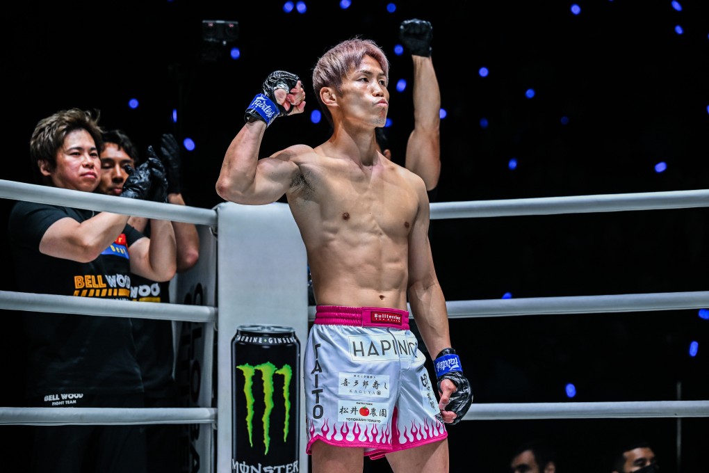 Taiki Naito sent a timely reminder of his prowess in his victory over Johan Estupinan at ONE Fight Night 32. Photo: ONE Championship