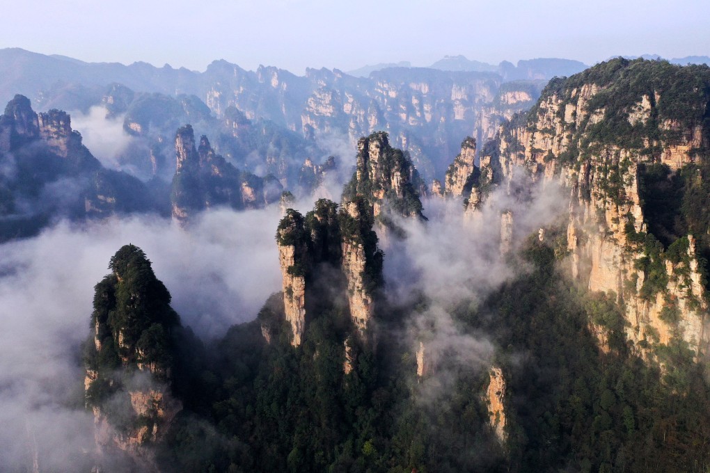 The discovery of mountains of rubbish in Zhangjiajie National Forest Park in China’s central Hunan province has prompted officials to investigate officials and launch protocols to clean the refuse out of ancient caves. Photo: Xinhua