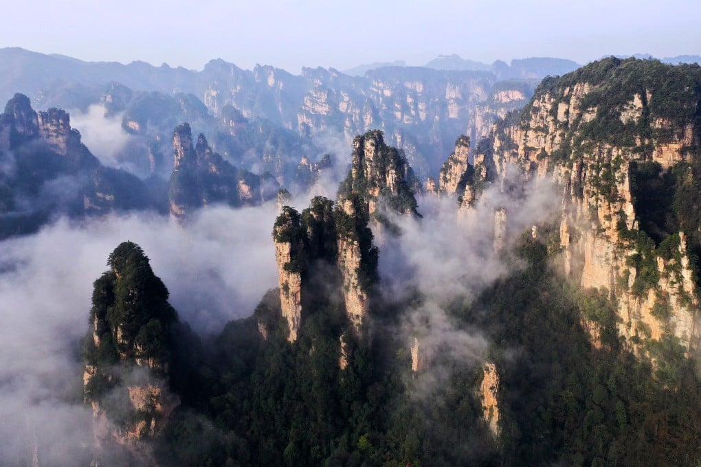 The discovery of mountains of rubbish in Zhangjiajie National Forest Park in China’s central Hunan province has prompted officials to investigate officials and launch protocols to clean the refuse out of ancient caves. Photo: Xinhua