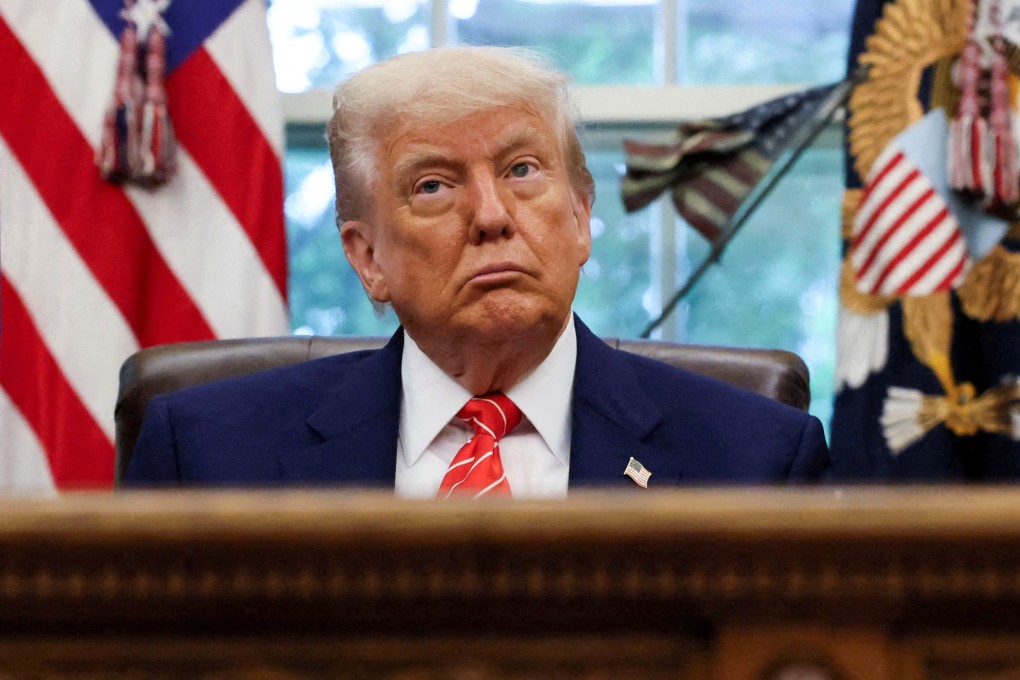 US President Donald Trump makes an announcement about a trade deal with the UK at the White House on May 8. Photo: Reuters