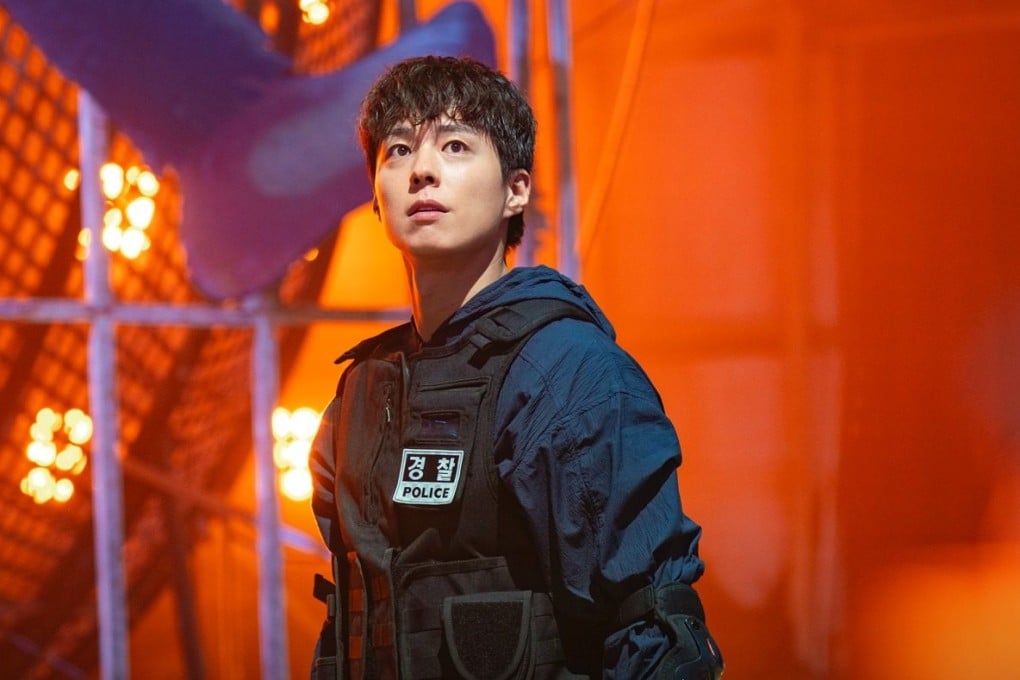 Park Bo-gum as ex-boxer turned police officer in a still from K-drama Good Boy. Kim So-hyun and Lee Sang-yi co-star. Photo: Online