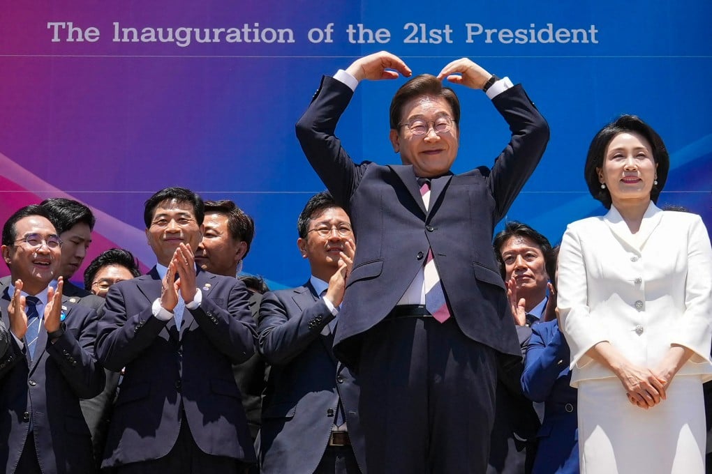 Lee Jae-myung was sworn in as president last week. Photo: Photo: AFP