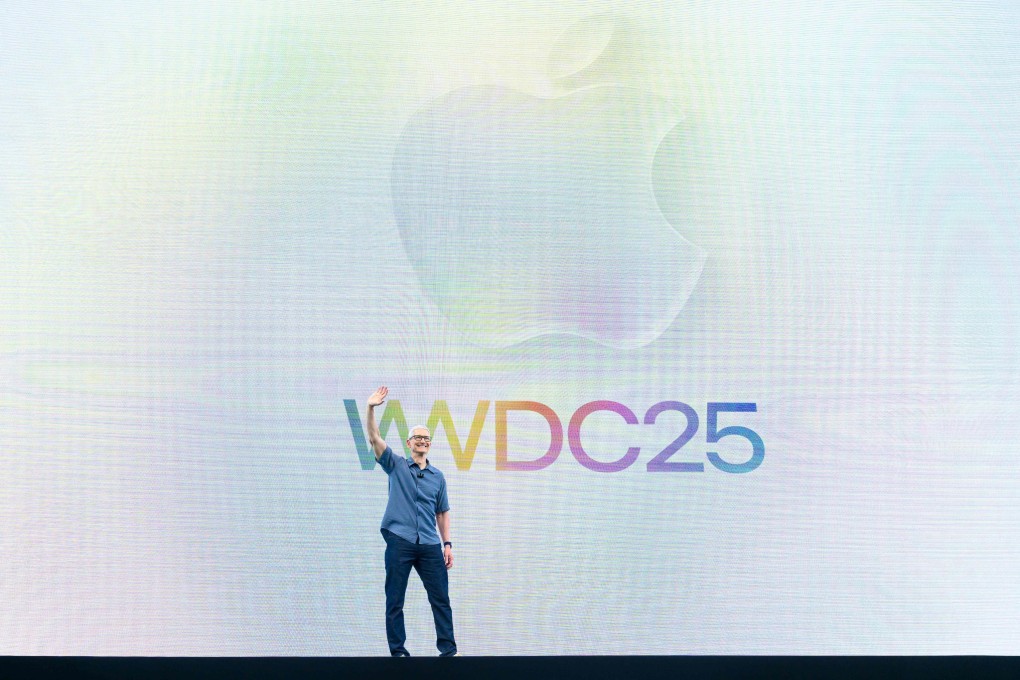 Apple CEO Tim Cook speaks during the company’s Worldwide Developers Conference on June 9, 2025. Photo: AFP