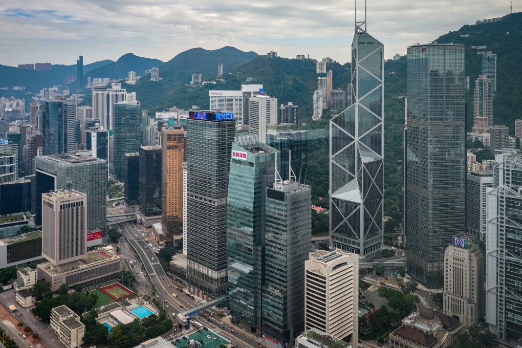 A view of Hong Kong’s central business district on October 9, 2024. Some analysts see the city’s new stablecoin law as providing advantages for maintaining its position as a finance hub. Photo: May Tse