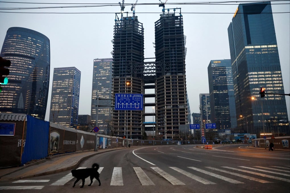Beijing’s financial district. Photo: Reuters