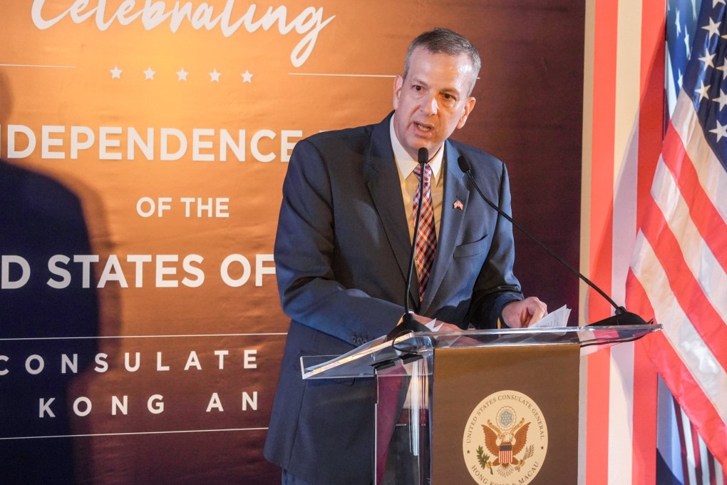 Gregory May, who arrived to serve as the US consul general for Hong Kong and Macau in September 2022, is expected to be appointed second-in-command of the US embassy in Beijing. Photo: Sun Yeung