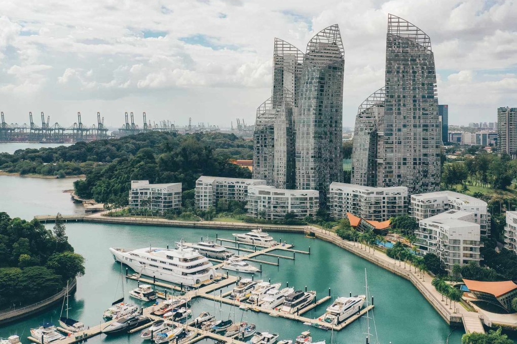 A view of Marina at Keppel Bay in Singapore in 2020. Photo: Getty Images