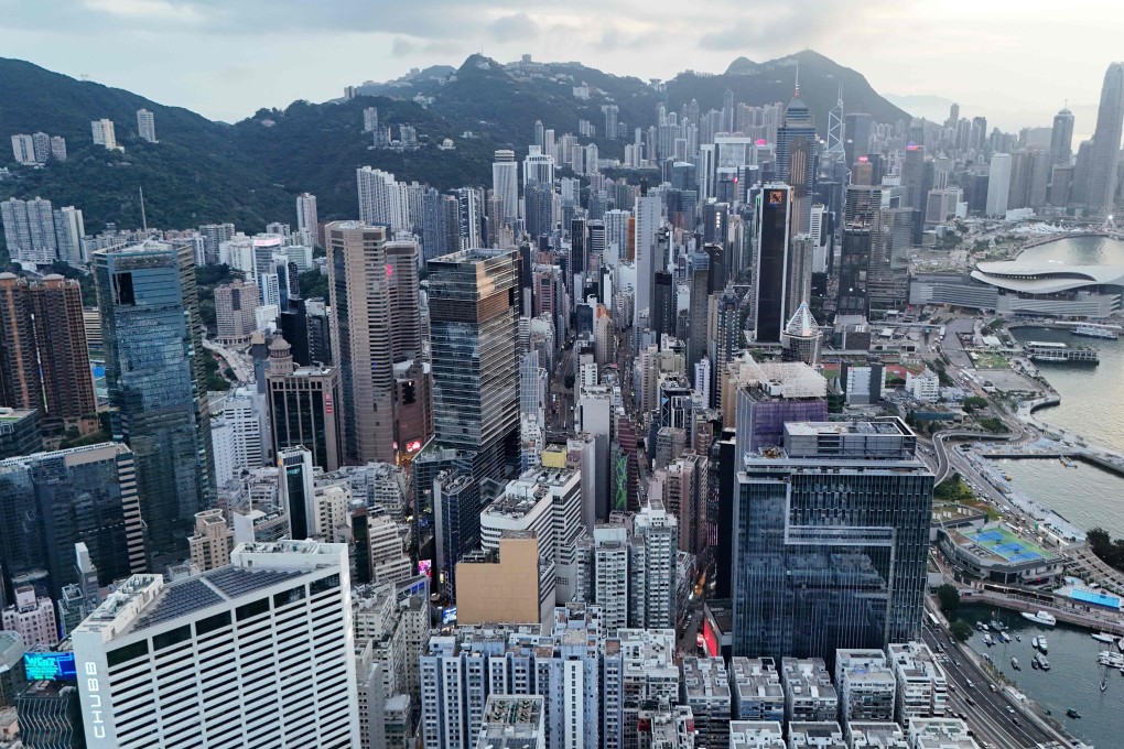 An aerial view of Hong Kong. Photo: AFP