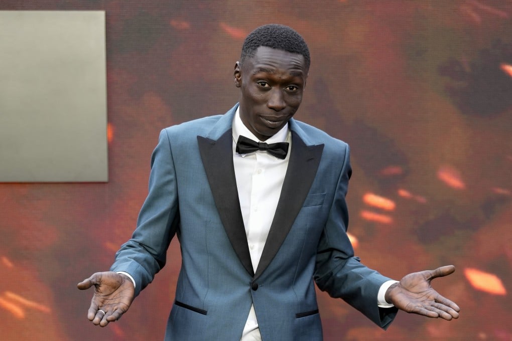 Khaby Lame poses for photographers at the premiere of the film ‘Oppenheimer’ in London in July 2023. Photo: AP