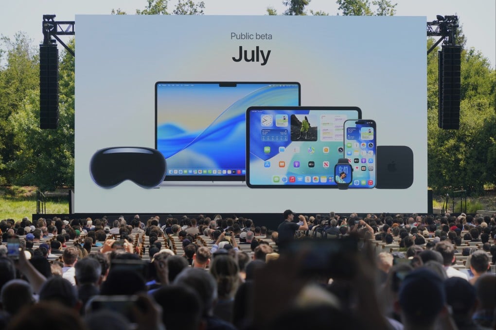 Apple has announced a new user interface called Liquid Glass, as well as other visual updates. Photo: Xinhua/Wu Xiaoling