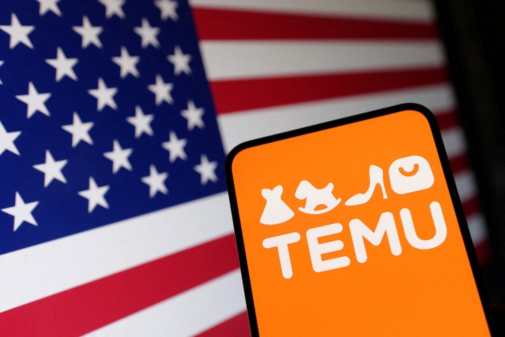 The Temu logo is seen in front of a US flag in this illustration taken May 4, 2025. Photo: Reuters