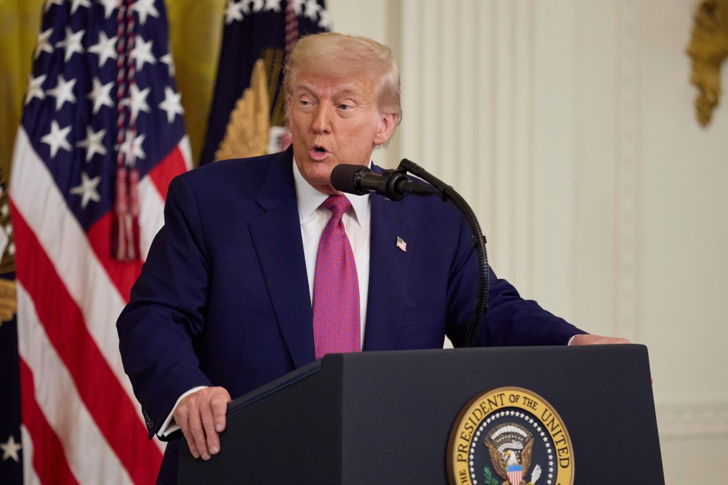 US President Donald Trump at the White House in Washington on Thursday. Photo: EPA-EFE