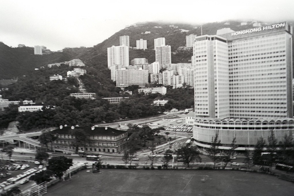 The Hong Kong Hilton hotel, with Murray House to the left, pictured in 1968. Photo: SCMP Archives