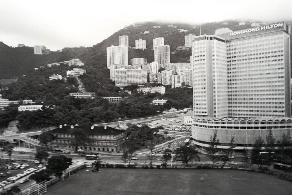 The Hong Kong Hilton hotel, with Murray House to the left, pictured in 1968. Photo: SCMP Archives