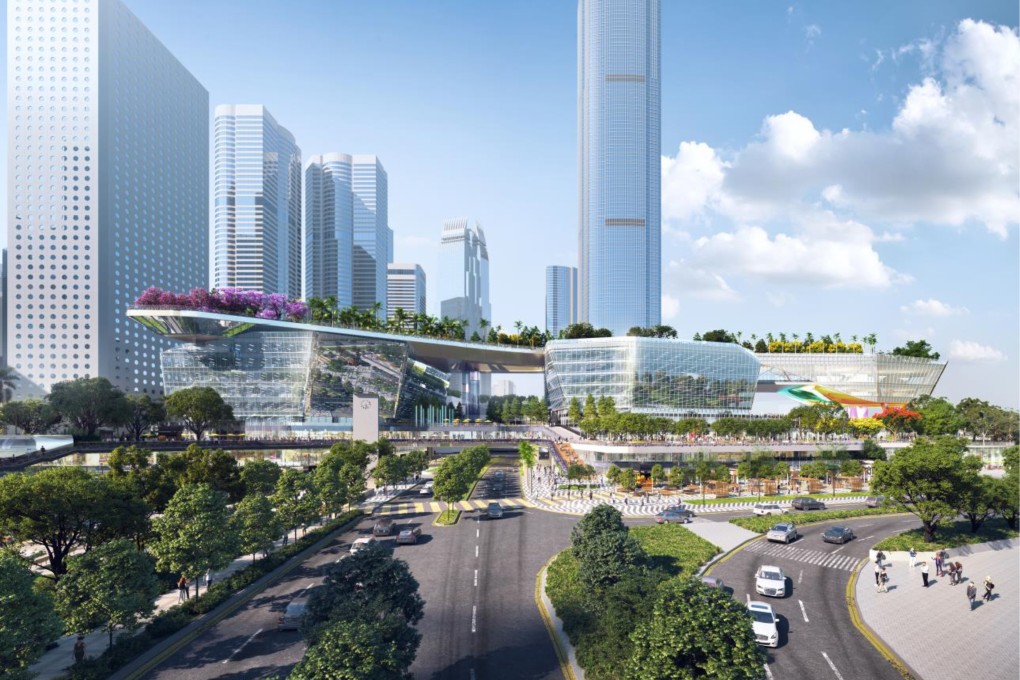 An artist’s impression of Henderson Land Development’s New Central Harbourfront project. Photo: Handout