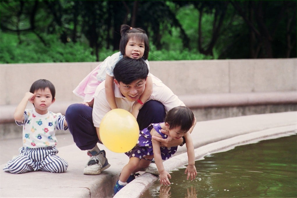 Children and their dad enjoy a family day at Kowloon Park on Father’s Day in 1993. Photo: SCMP Archives