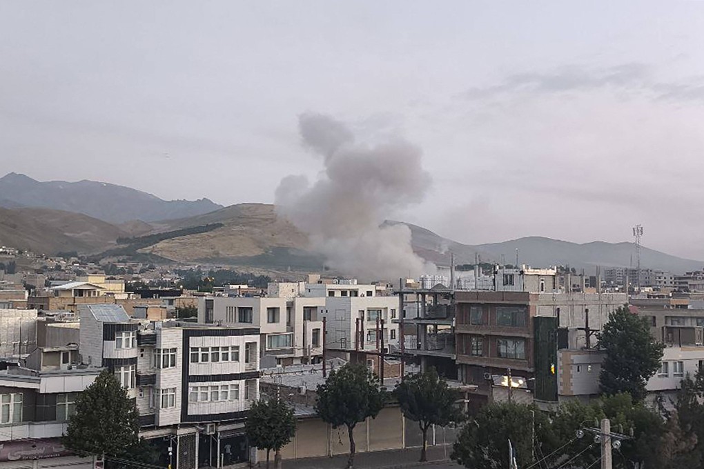 Smoke billows from a site in the Iranian capital Tehran early on Friday morning. Photo: AFP
