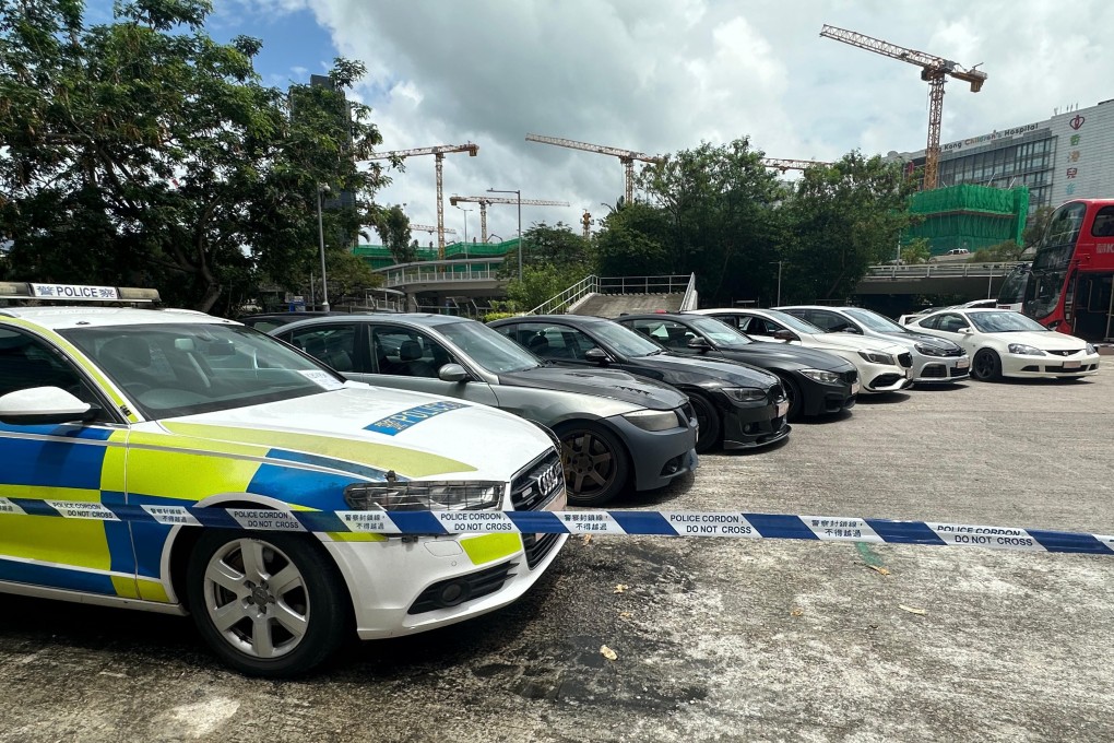 Seven of the cars involved in racing have been confiscated by the force for investigation, including the suspected retired Audi police vehicle. Photo: Handout