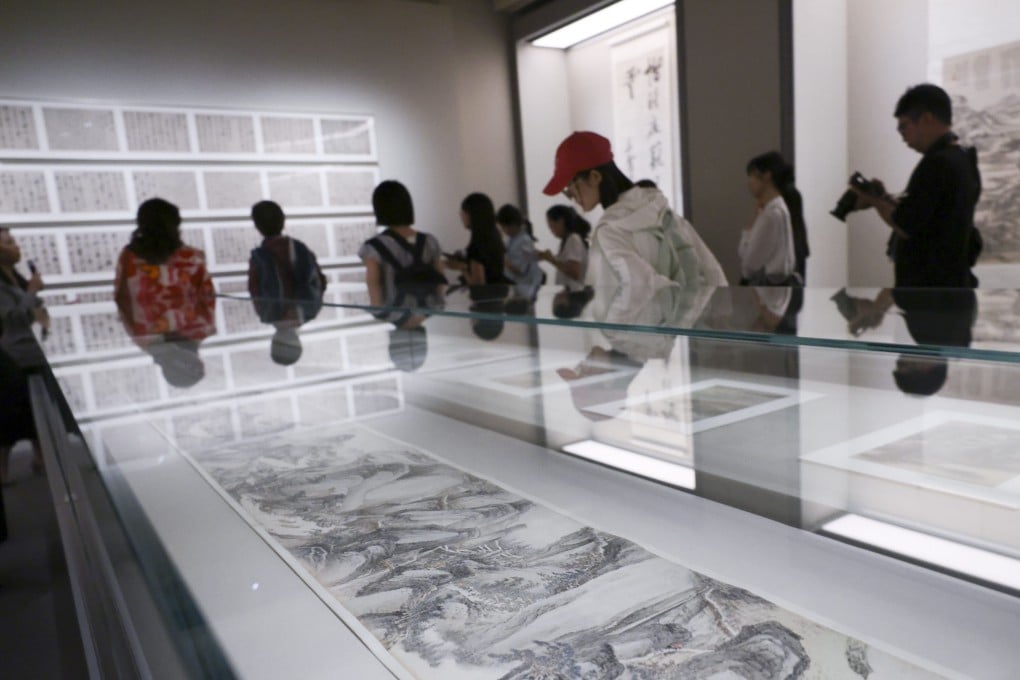 “The Pride of Hong Kong: Three Preeminent Collections of Ancient Paintings and Calligraphies” exhibition can be seen at the Hong Kong Museum of Art. The exhibition features 93 sets of masterpieces from the Tang dynasty (618-907) to the Qing (1644-1912). Photo: Nora Tam