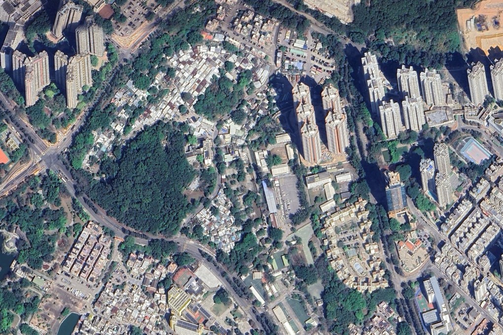 The Fanling Area 17 site spans about 5.47 hectares of both government and private land. Photo: Google Maps