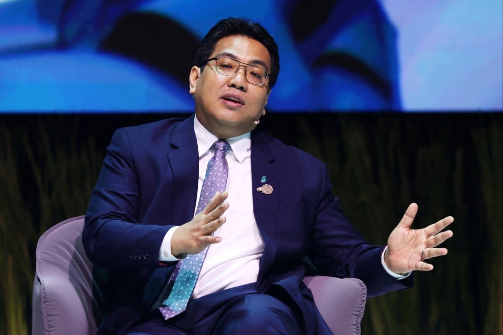 Tengku Muhammad Taufik, president and Group CEO of Petronas, speaks at the Energy Asia conference in Kuala Lumpur on Monday. Photo: Reuters