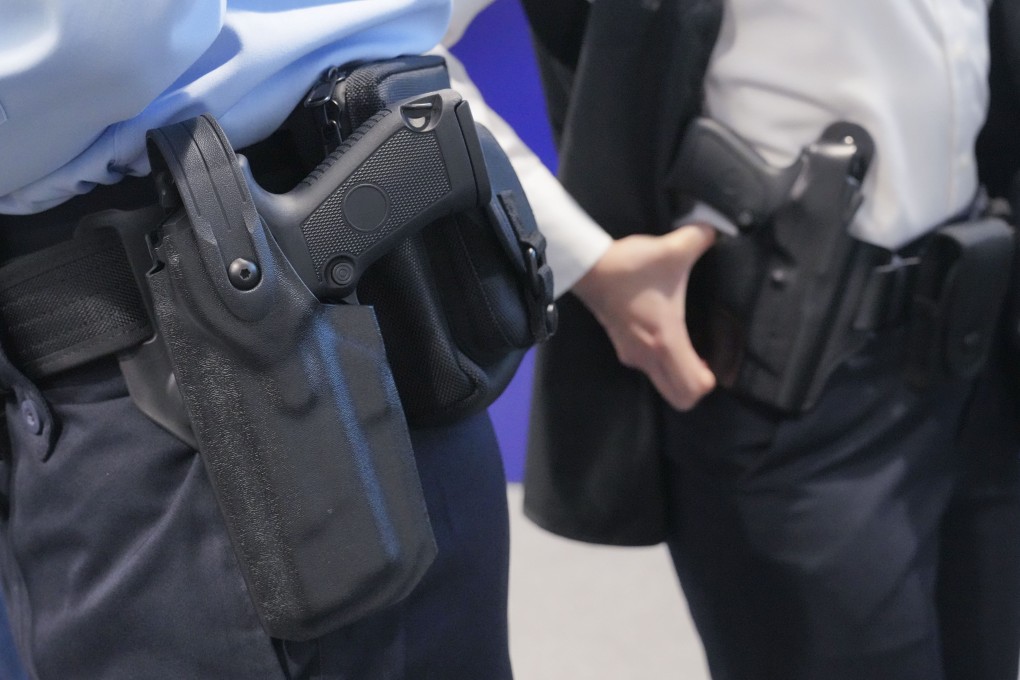 A 9mm CF98-A pistol pistol carried by Hong Kong police. Photo: May Tse