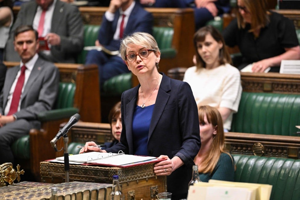 Britain’s Home Secretary Yvette Cooper. Photo: UK Parliament via AFP
