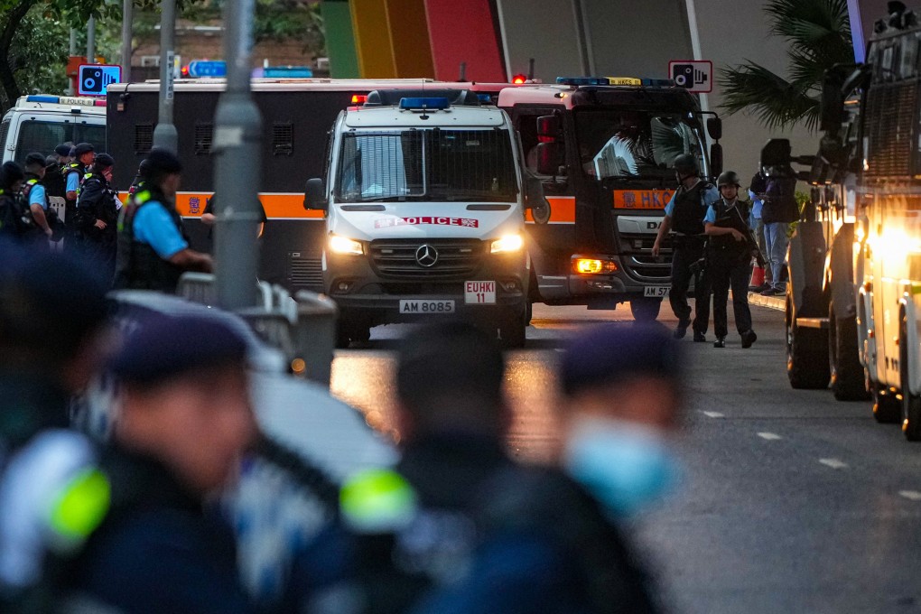 Hong Kong’s leader has said authorities have made 332 arrests over national security-related offences since the 2020 law took effect. Photo: Sam Tsang