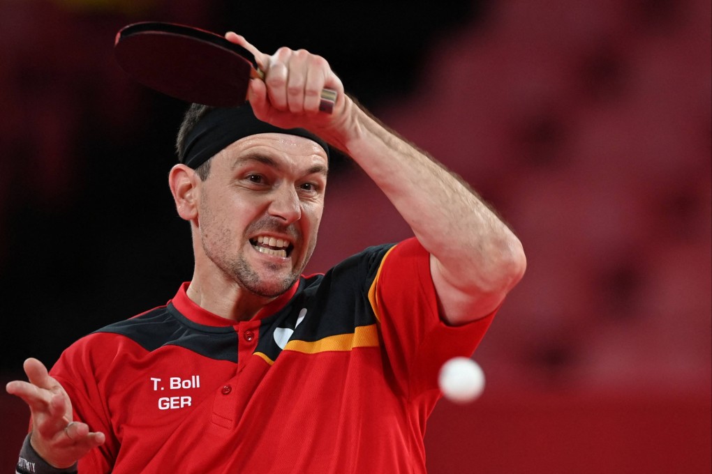 Chinese fans paid heartfelt tributes German paddler Timo Bol after he retired over the weekend. Photo: AFP