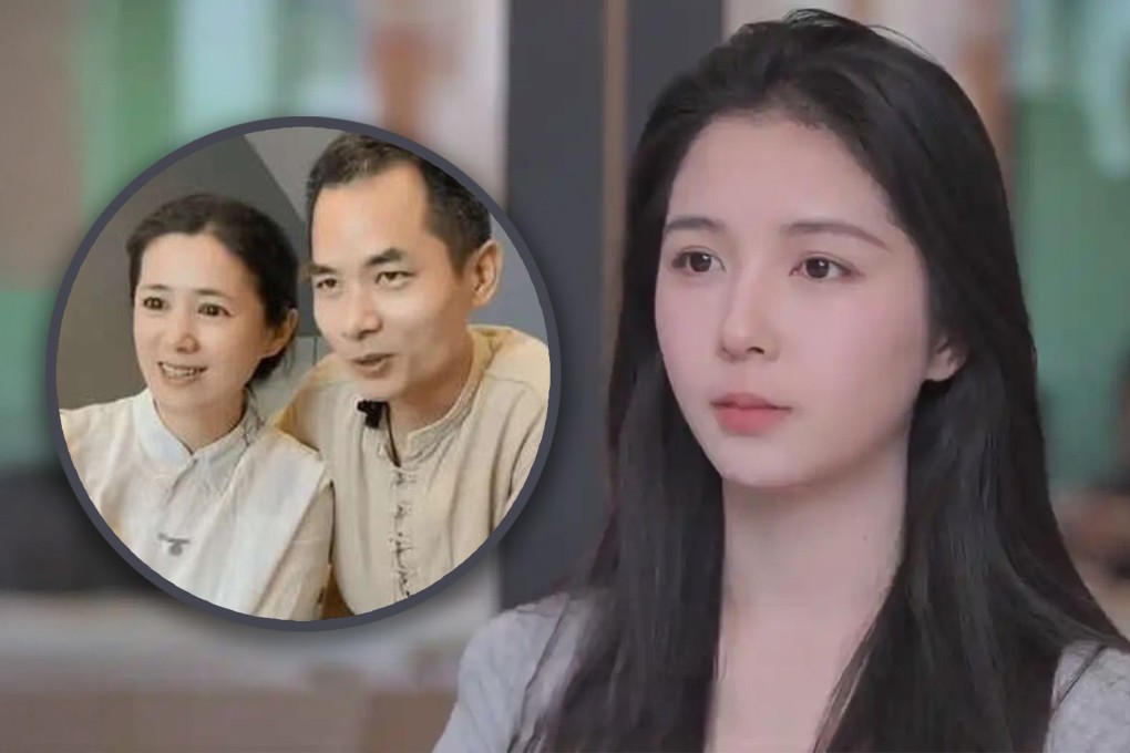 A father in China has objected to his daughter sharing study tips on social media, saying she is “too pretty” to live-stream. Photo: SCMP composite/Douyin/Sohu