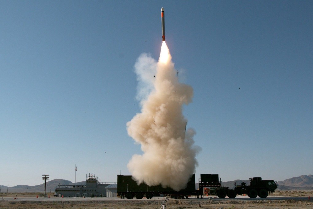 US Army soldiers conduct the first Tomahawk Land Attack Missile launch from a Mid-Range Capability (MRC or Typhon) launcher at Naval Air Weapons Station China Lake in California in 2023. Photo: US Army